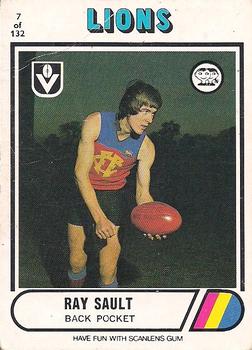 1976 Scanlens VFL #7 Ray Sault Front